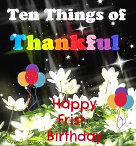 Ten Things of Thankful